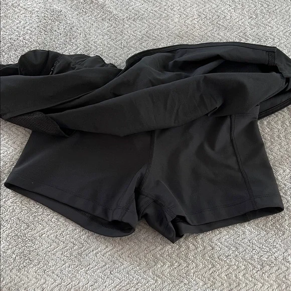 NWT Old Navy Quick Dry Black Sporty Mini Tennis Skort Athleisure Size Small - Picture 8 of 8